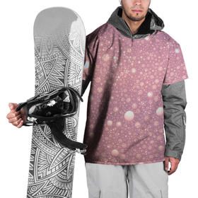 Накидка на куртку 3D с принтом Pink bubbles в Курске, 100% полиэстер |  | 