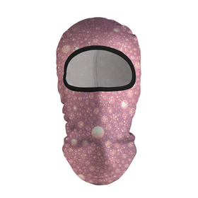 Балаклава 3D с принтом Pink bubbles в Курске, 100% полиэстер, ткань с особыми свойствами — Activecool | плотность 150–180 г/м2; хорошо тянется, но при этом сохраняет форму. Закрывает шею, вокруг отверстия для глаз кайма. Единый размер | 