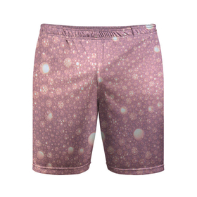 Мужские шорты спортивные с принтом Pink bubbles в Курске,  |  | 