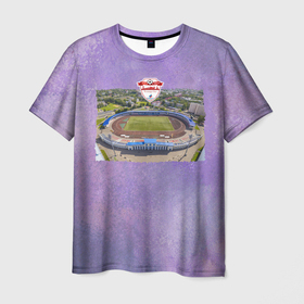 Мужская футболка 3D с принтом Йошкар Ола   стадион Дружба   УОР СШОР в Курске, 100% полиэфир | прямой крой, круглый вырез горловины, длина до линии бедер | 