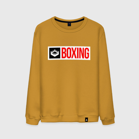Мужской свитшот хлопок с принтом Ring of boxing , 100% хлопок |  | Тематика изображения на принте: 