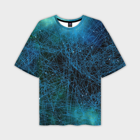 Мужская футболка OVERSIZE 3D с принтом Мета вселенная в Кировске,  |  | 