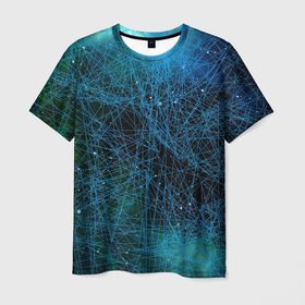 Мужская футболка 3D с принтом Мета вселенная в Кировске, 100% полиэфир | прямой крой, круглый вырез горловины, длина до линии бедер | 
