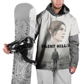 Накидка на куртку 3D с принтом Джеймс и Мэри Silent Hill 2 remake в Курске, 100% полиэстер |  | 