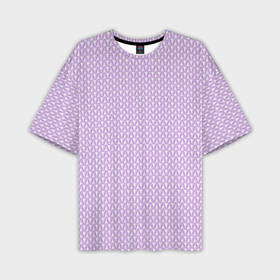 Мужская футболка OVERSIZE 3D с принтом Вязаное полотно   Розовое в Кировске,  |  | 