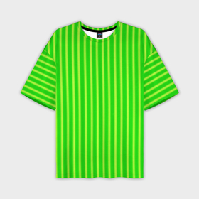 Мужская футболка OVERSIZE 3D с принтом полосы сочное яблоко в Тюмени,  |  | 