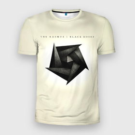 Мужская футболка 3D Slim с принтом Black Roses   The Rasmus в Екатеринбурге, 100% полиэстер с улучшенными характеристиками | приталенный силуэт, круглая горловина, широкие плечи, сужается к линии бедра | 