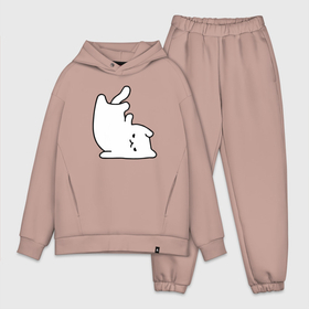 Мужской костюм хлопок OVERSIZE с принтом Котик   акробатический этюд в городе Новоалтайск,  |  | Тематика изображения на принте: 