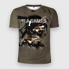 Мужская футболка 3D Slim с принтом The Rasmus   альбом The Rasmus в Новосибирске, 100% полиэстер с улучшенными характеристиками | приталенный силуэт, круглая горловина, широкие плечи, сужается к линии бедра | 