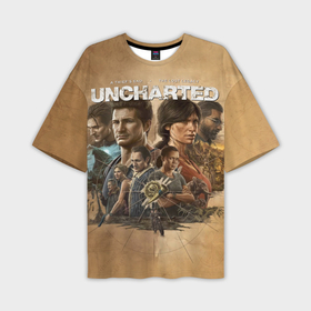 Мужская футболка OVERSIZE 3D с принтом Uncharted: Legacy of Thieves Collection в Санкт-Петербурге,  |  | 