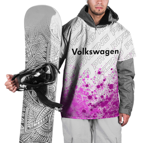Накидка на куртку 3D с принтом Volkswagen pro racing: символ сверху , 100% полиэстер |  | 