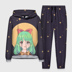 Мужской костюм 3D (с толстовкой) с принтом Девочка аниме   Anime girl в городе Новоалтайск,  |  | Тематика изображения на принте: 