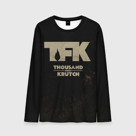 Мужской лонгслив 3D с принтом TFK   Thousand Foot Krutch в Курске, 100% полиэстер | длинные рукава, круглый вырез горловины, полуприлегающий силуэт | 