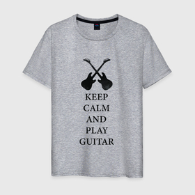 Мужская футболка хлопок с принтом Electric Guitar , 100% хлопок | прямой крой, круглый вырез горловины, длина до линии бедер, слегка спущенное плечо. | 