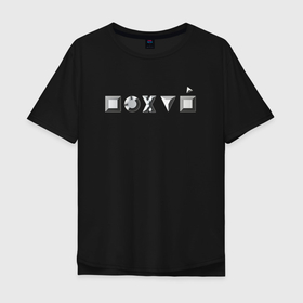 Мужская футболка хлопок Oversize с принтом Секретное слово в Белгороде, 100% хлопок | свободный крой, круглый ворот, “спинка” длиннее передней части | 