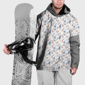 Накидка на куртку 3D с принтом Пенис и растения в Курске, 100% полиэстер |  | 