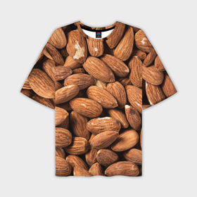Мужская футболка OVERSIZE 3D с принтом Миндальные орешки ,  |  | Тематика изображения на принте: 
