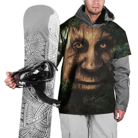 Накидка на куртку 3D с принтом Дерево с лицом мем Мудрое дерево в Санкт-Петербурге, 100% полиэстер |  | Тематика изображения на принте: 