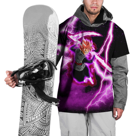 Накидка на куртку 3D с принтом Гоку Блек Аниме Dragon Ball , 100% полиэстер |  | 