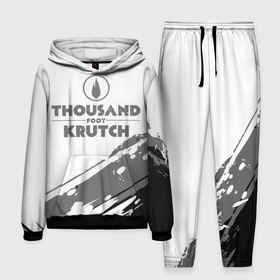 Мужской костюм 3D (с толстовкой) с принтом Thousand Foot Krutch логотип в Курске,  |  | Тематика изображения на принте: 