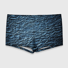 Мужские купальные плавки 3D с принтом Текстура мятой цветной бумаги в Тюмени, Полиэстер 85%, Спандекс 15% |  | 