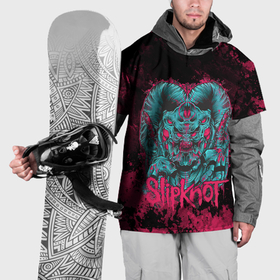 Накидка на куртку 3D с принтом Monster Slipknot в Новосибирске, 100% полиэстер |  | 
