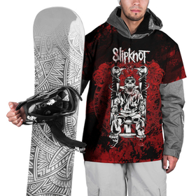 Накидка на куртку 3D с принтом Slipknot    скелет в Кировске, 100% полиэстер |  | Тематика изображения на принте: 