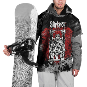 Накидка на куртку 3D с принтом Slipknot  скелет в Новосибирске, 100% полиэстер |  | 