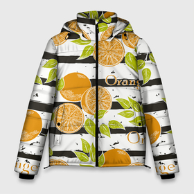 Мужская зимняя куртка 3D с принтом Апельсины на чёрно белом фоне в Новосибирске, верх — 100% полиэстер; подкладка — 100% полиэстер; утеплитель — 100% полиэстер | длина ниже бедра, свободный силуэт Оверсайз. Есть воротник-стойка, отстегивающийся капюшон и ветрозащитная планка. 

Боковые карманы с листочкой на кнопках и внутренний карман на молнии. | 