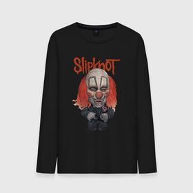 Мужской лонгслив хлопок с принтом Slipknot  art в Кировске, 100% хлопок |  | Тематика изображения на принте: 