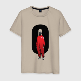 Мужская футболка хлопок с принтом Slipknot   ноль в Санкт-Петербурге, 100% хлопок | прямой крой, круглый вырез горловины, длина до линии бедер, слегка спущенное плечо. | Тематика изображения на принте: 