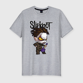 Мужская футболка хлопок Slim с принтом Slipknot    art в Новосибирске, 92% хлопок, 8% лайкра | приталенный силуэт, круглый вырез ворота, длина до линии бедра, короткий рукав | 