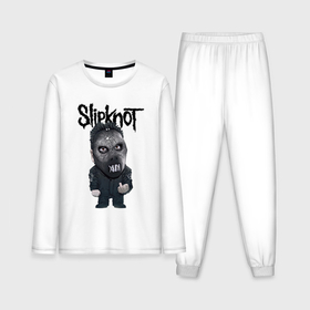 Мужская пижама хлопок (с лонгсливом) с принтом Седьмой Slipknot в Санкт-Петербурге,  |  | 