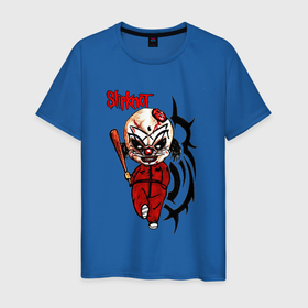 Мужская футболка хлопок с принтом Slipknot fan в Санкт-Петербурге, 100% хлопок | прямой крой, круглый вырез горловины, длина до линии бедер, слегка спущенное плечо. | Тематика изображения на принте: 
