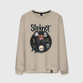 Мужской свитшот хлопок с принтом Slipknot art fan в Курске, 100% хлопок |  | 
