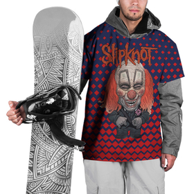 Накидка на куртку 3D с принтом Slipknot clown в Курске, 100% полиэстер |  | Тематика изображения на принте: 