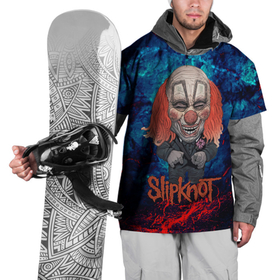 Накидка на куртку 3D с принтом clown Slipknot в Курске, 100% полиэстер |  | Тематика изображения на принте: 