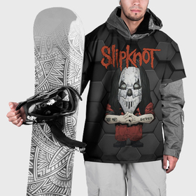 Накидка на куртку 3D с принтом Slipknot seven art в Новосибирске, 100% полиэстер |  | 