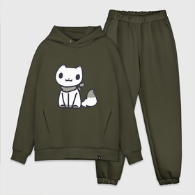 Мужской костюм хлопок OVERSIZE с принтом Sweety Kitty в Екатеринбурге,  |  | 