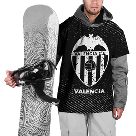Накидка на куртку 3D с принтом Valencia с потертостями на темном фоне в Санкт-Петербурге, 100% полиэстер |  | Тематика изображения на принте: 