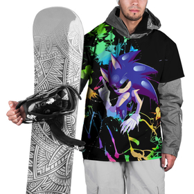 Накидка на куртку 3D с принтом Sonic.Exe   Hedgehog   video game , 100% полиэстер |  | Тематика изображения на принте: 