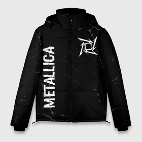 Мужская зимняя куртка 3D с принтом Metallica glitch на темном фоне: надпись, символ в Курске, верх — 100% полиэстер; подкладка — 100% полиэстер; утеплитель — 100% полиэстер | длина ниже бедра, свободный силуэт Оверсайз. Есть воротник-стойка, отстегивающийся капюшон и ветрозащитная планка. 

Боковые карманы с листочкой на кнопках и внутренний карман на молнии. | Тематика изображения на принте: 
