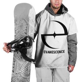 Накидка на куртку 3D с принтом Evanescence glitch на светлом фоне , 100% полиэстер |  | Тематика изображения на принте: 