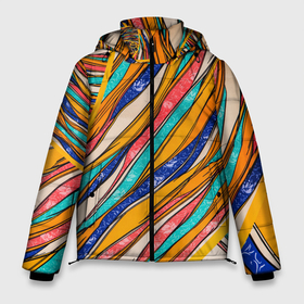 Мужская зимняя куртка 3D с принтом смешанная живопись в Екатеринбурге, верх — 100% полиэстер; подкладка — 100% полиэстер; утеплитель — 100% полиэстер | длина ниже бедра, свободный силуэт Оверсайз. Есть воротник-стойка, отстегивающийся капюшон и ветрозащитная планка. 

Боковые карманы с листочкой на кнопках и внутренний карман на молнии. | 