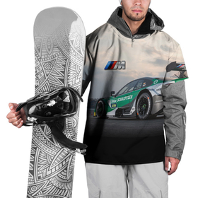 Накидка на куртку 3D с принтом BMW M Power   Racing team   Motorsport в Кировске, 100% полиэстер |  | 