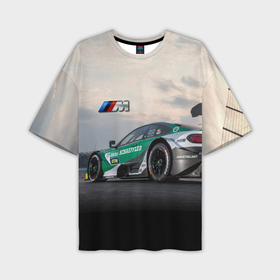 Мужская футболка OVERSIZE 3D с принтом BMW M Power   Racing team   Motorsport в Курске,  |  | Тематика изображения на принте: 