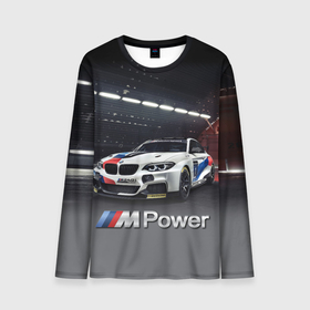 Мужской лонгслив 3D с принтом BMW M 240 i Racing   Motorsport   M Power в Кировске, 100% полиэстер | длинные рукава, круглый вырез горловины, полуприлегающий силуэт | 