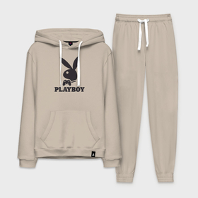 Мужской костюм хлопок с толстовкой с принтом Playboy   Игровой джостик в Санкт-Петербурге,  |  | 