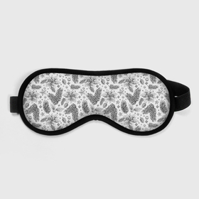 Маска для сна 3D с принтом Новогодние шишки в Ухте, внешний слой — 100% полиэфир, внутренний слой — 100% хлопок, между ними — поролон |  | 