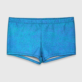 Мужские купальные плавки 3D с принтом Текстура лазурный синий , Полиэстер 85%, Спандекс 15% |  | 
